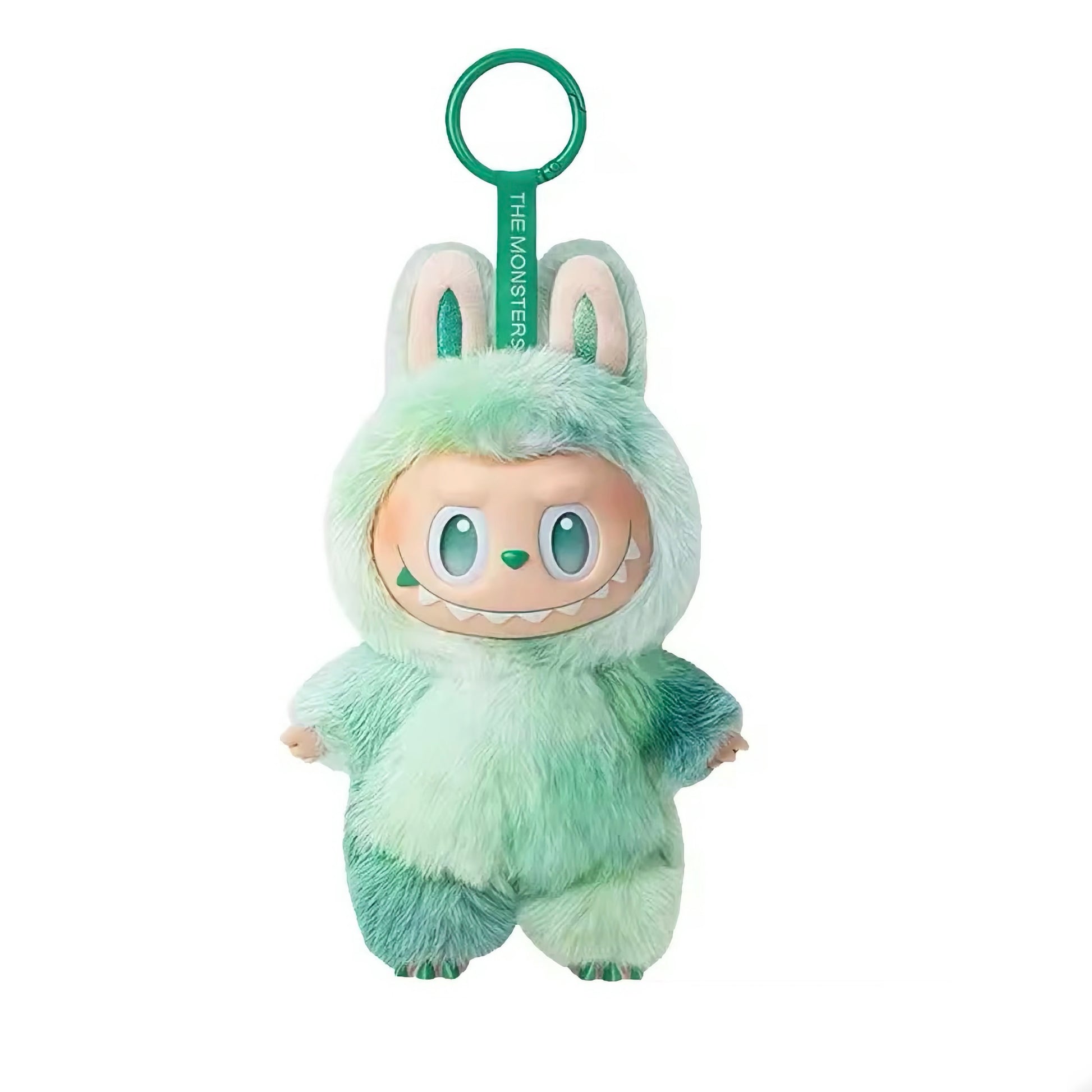 Green Labubu Monster Keychain – Blind Box Collectible Mini Figure 🔑🎁 Kawaii Vinyl Toy Charm