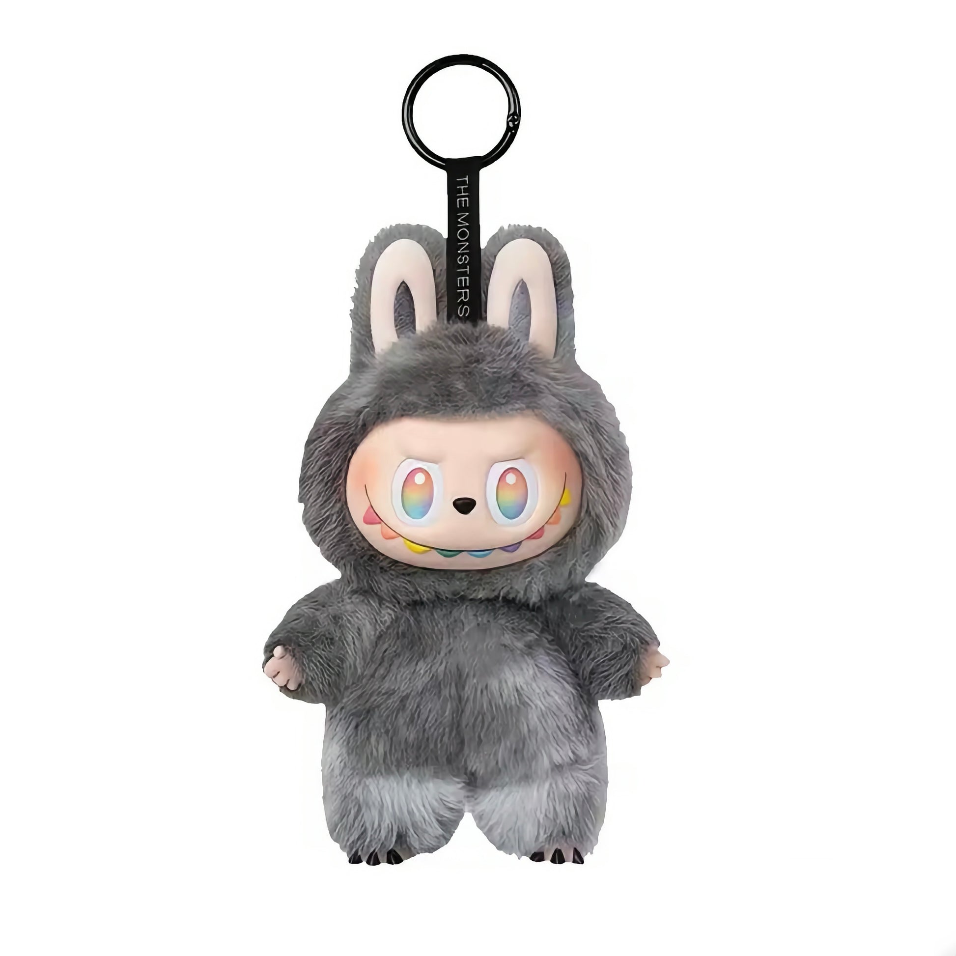 Black Labubu Monster Keychain – Blind Box Collectible Mini Figure 🔑🎁 Kawaii Vinyl Toy Charm
