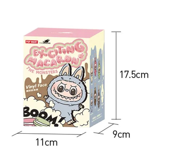 Black Labubu Monster Keychain – Blind Box Collectible Mini Figure 🔑🎁 Kawaii Vinyl Toy Charm